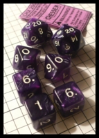 Dice : Dice - Dice Sets - Chessex Ourple with White Cheat Dice Set CHX 29017 - Ebay Apr 2012